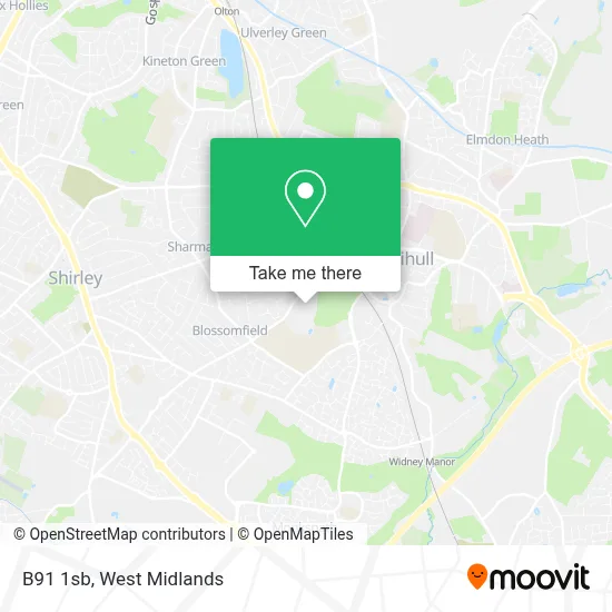 Map B9121 How to Get to B91 1sb in St. Alphege by Bus or Train?