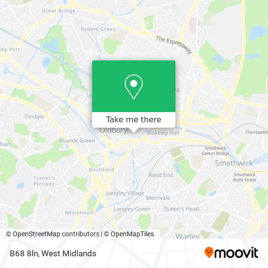 B68 8ln map