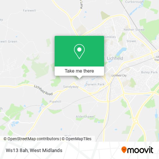 Ws13 8ah map