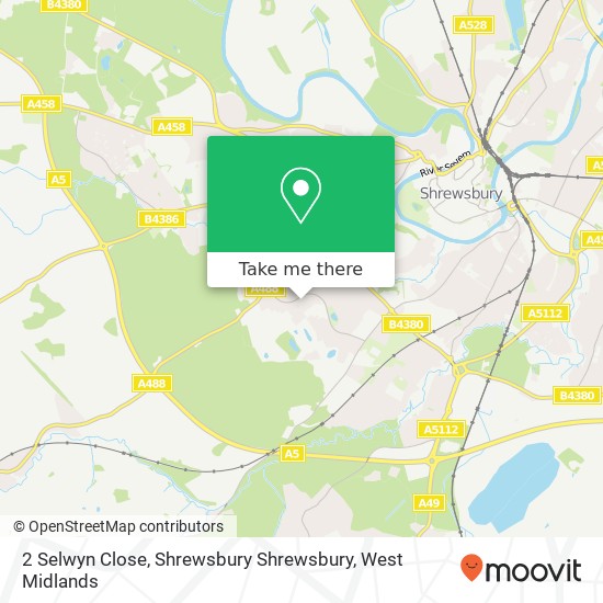 2 Selwyn Close, Shrewsbury Shrewsbury map