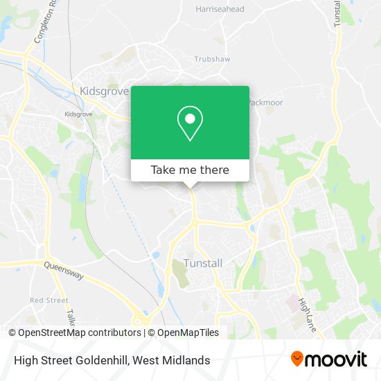 High Street Goldenhill map
