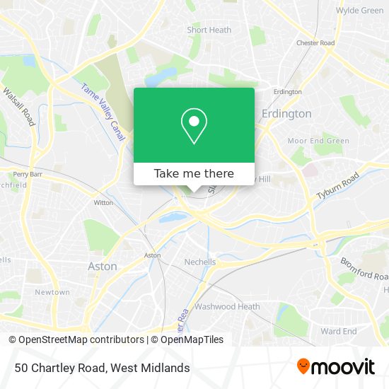 50 Chartley Road map
