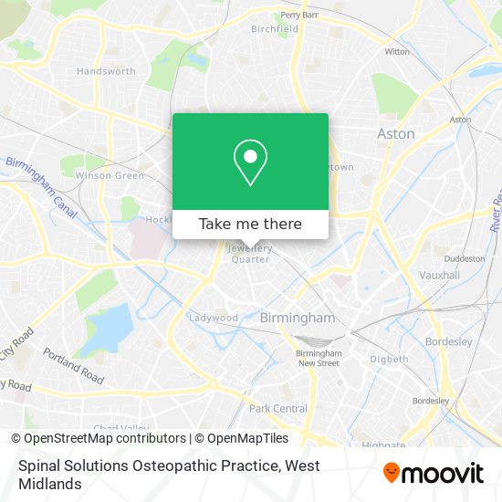 Spinal Solutions Osteopathic Practice map