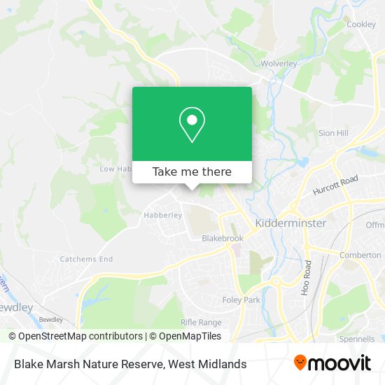 Blake Marsh Nature Reserve map