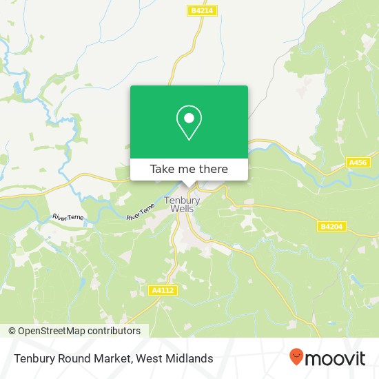 Tenbury Round Market map