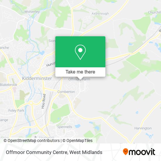 Offmoor Community Centre map