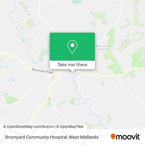 Bromyard Community Hospital map