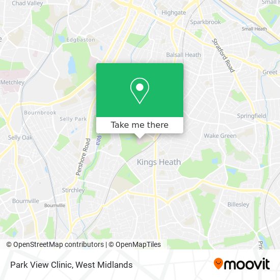Park View Clinic map
