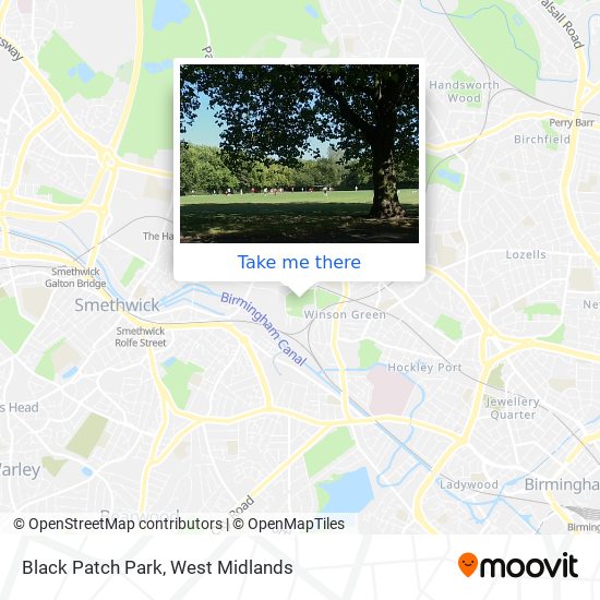 Black Patch Park map