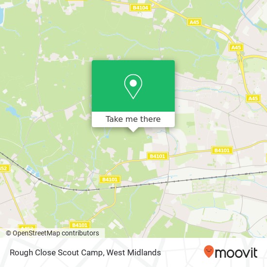 Rough Close Scout Camp map