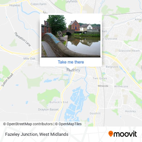 Fazeley Junction map