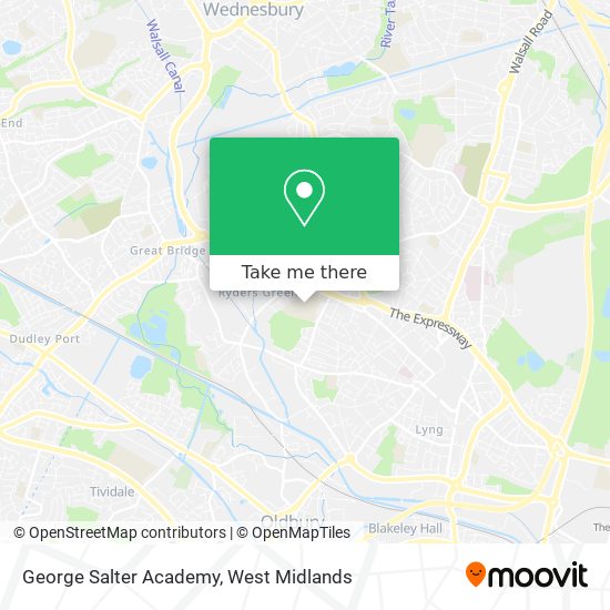 George Salter Academy map