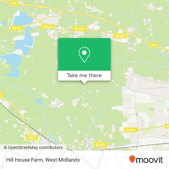 Hill House Farm map