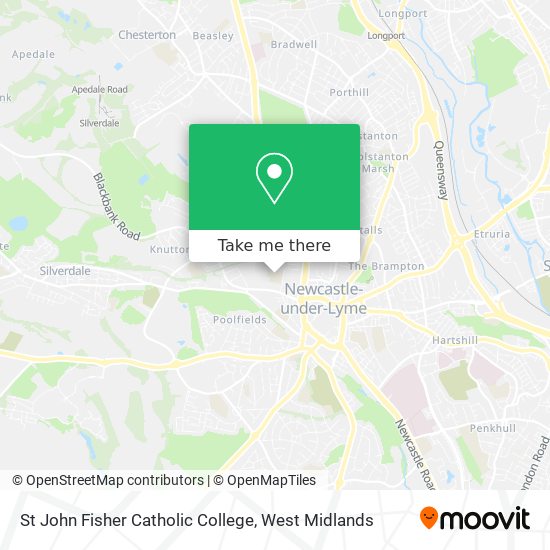 St John Fisher Catholic College map