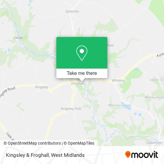 Kingsley & Froghall map