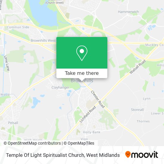 Temple Of Light Spiritualist Church map