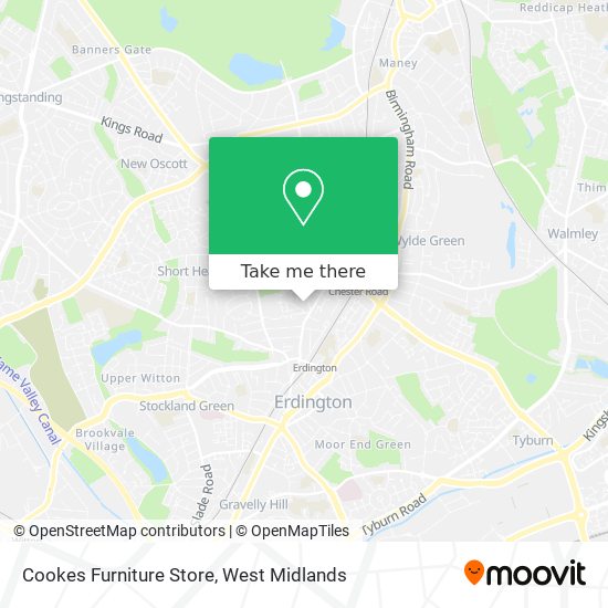 Cookes Furniture Store map