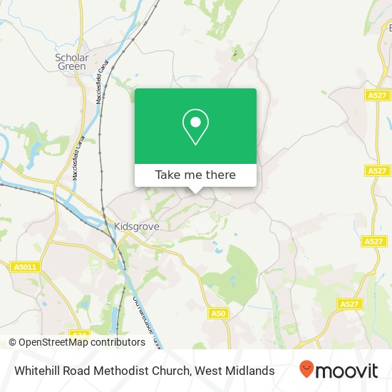 Whitehill Road Methodist Church map