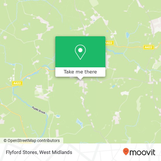 Flyford Stores map