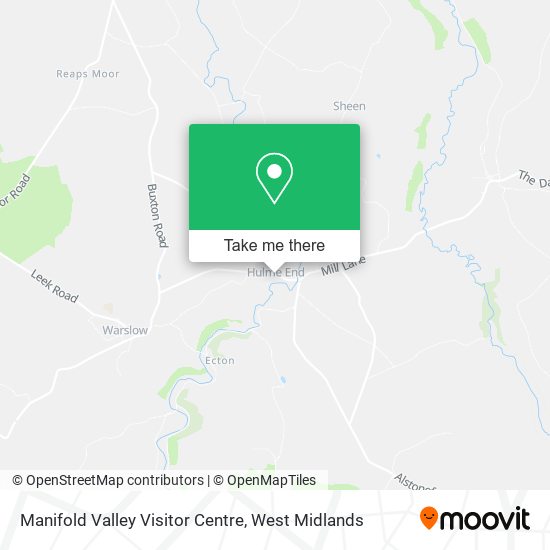 Manifold Valley Visitor Centre map