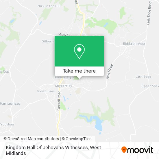 Kingdom Hall Of Jehovah's Witnesses map