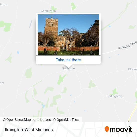 Ilmington map