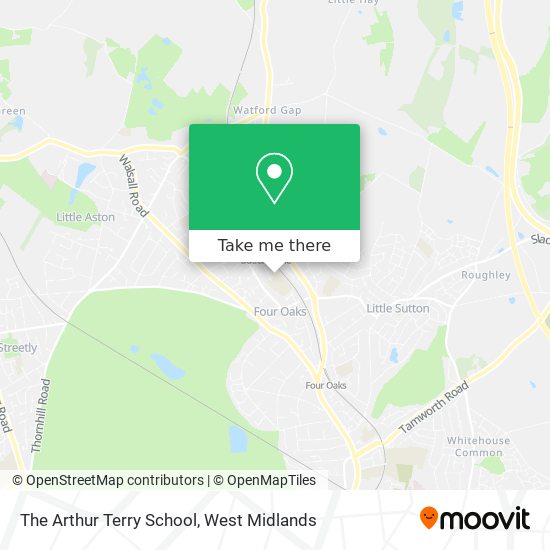 The Arthur Terry School map
