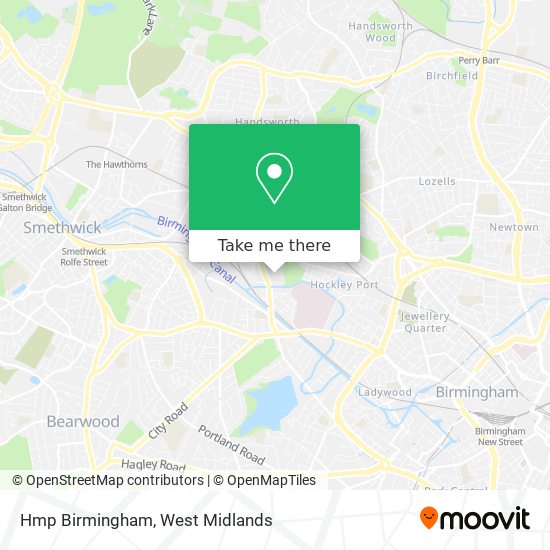 Hmp Birmingham map