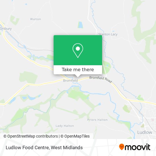 Ludlow Food Centre map