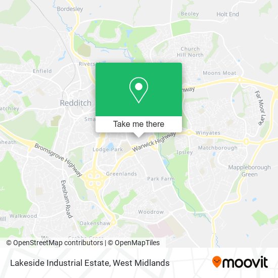 Lakeside Industrial Estate map