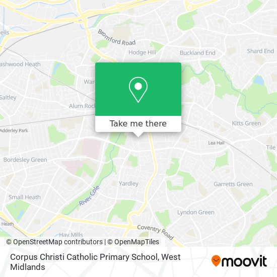 Corpus Christi Catholic Primary School map