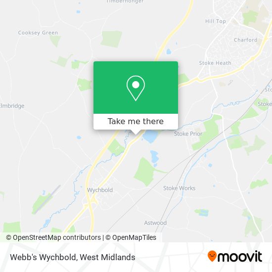 Webb's Wychbold map