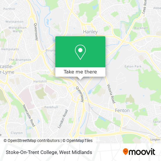 Stoke-On-Trent College map