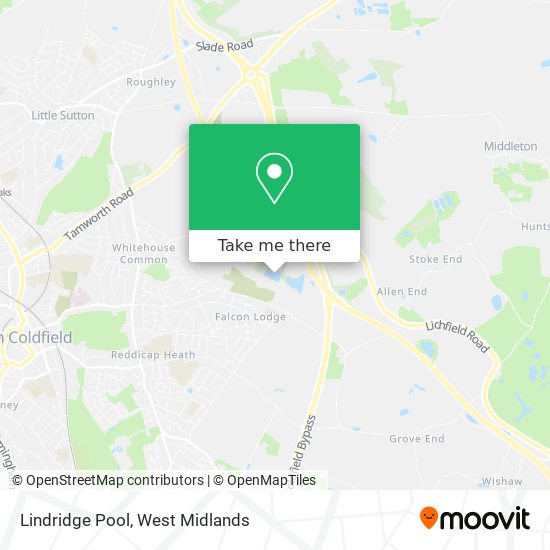 Lindridge Pool map