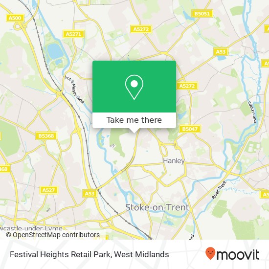 Festival Heights Retail Park map