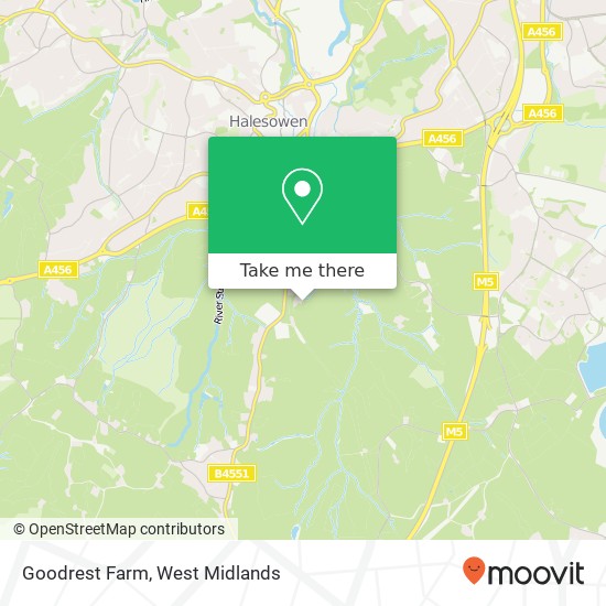 Goodrest Farm map