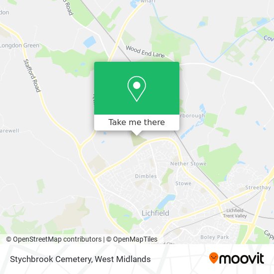 Stychbrook Cemetery map