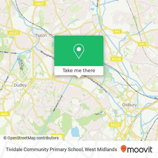 Tividale Community Primary School map