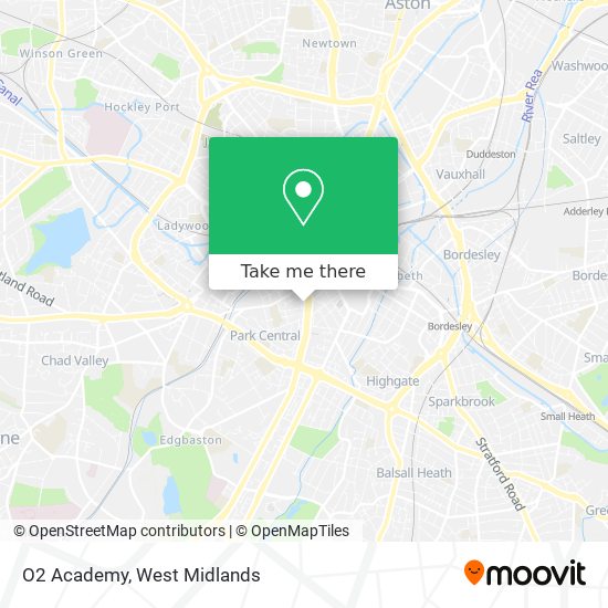 O2 Academy map