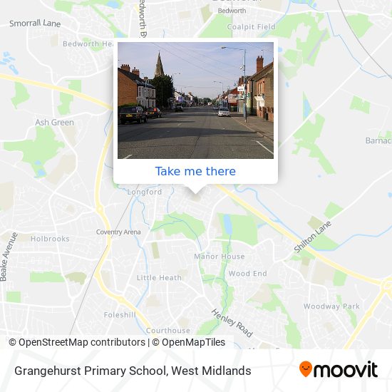 Grangehurst Primary School map