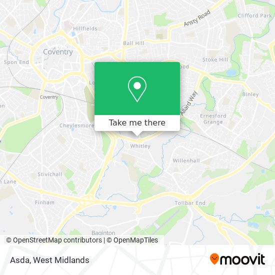 Asda map