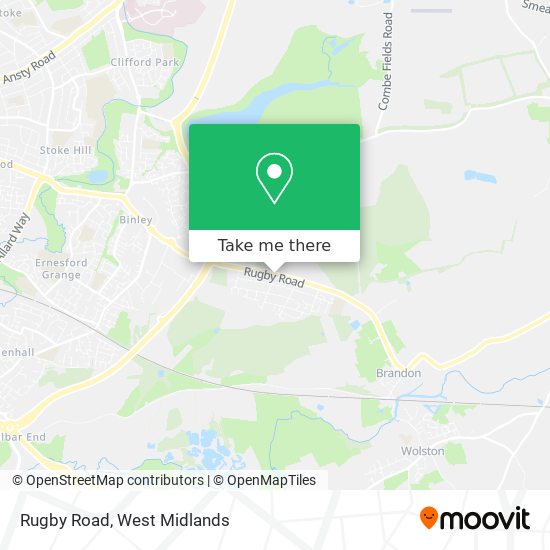 Rugby Road map