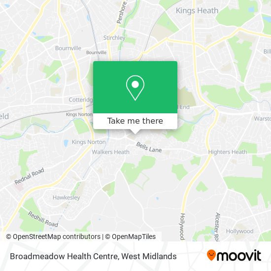 Broadmeadow Health Centre map