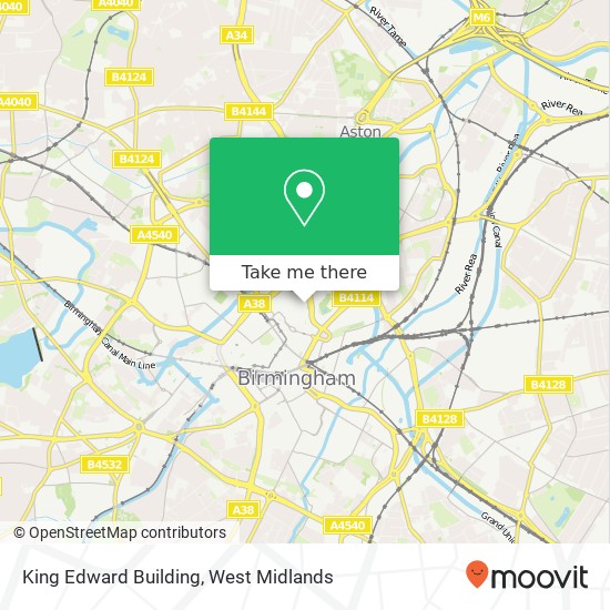 King Edward Building map