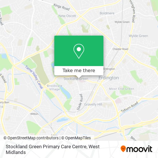 Stockland Green Primary Care Centre map