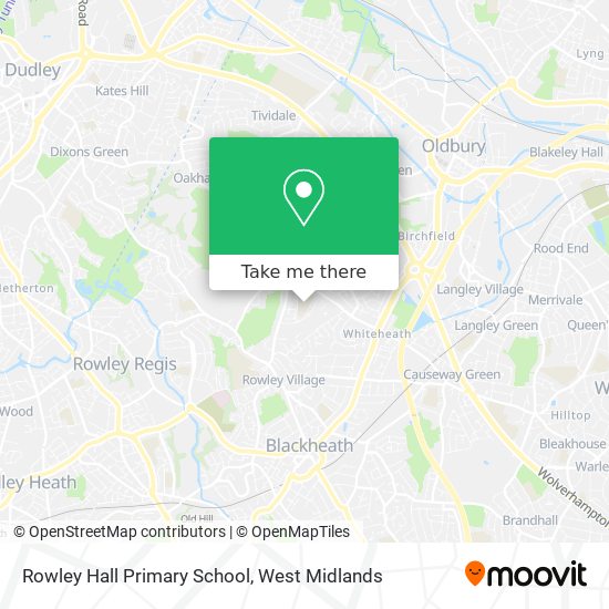 Rowley Hall Primary School map