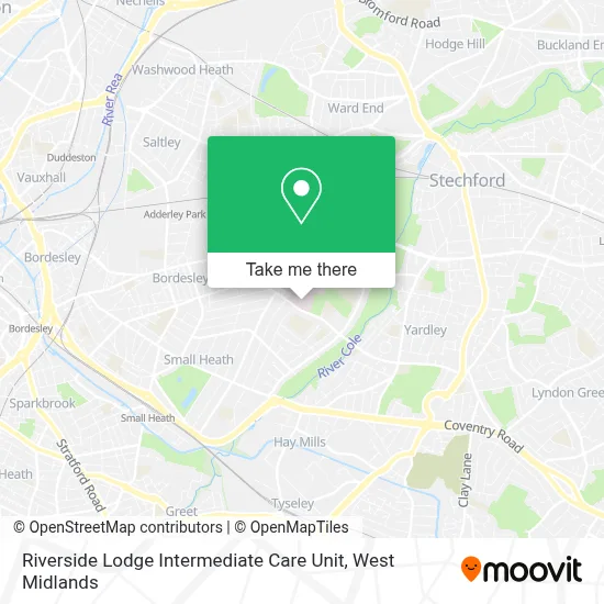 Riverside Lodge Intermediate Care Unit map