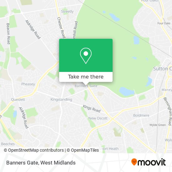 Banners Gate map