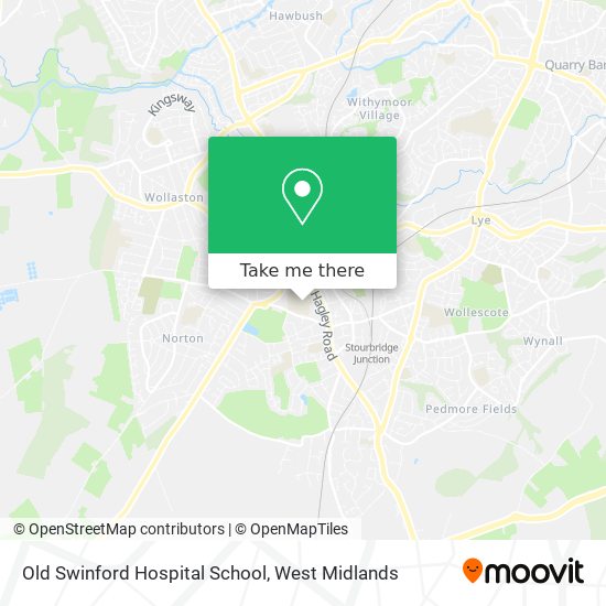 Old Swinford Hospital School map