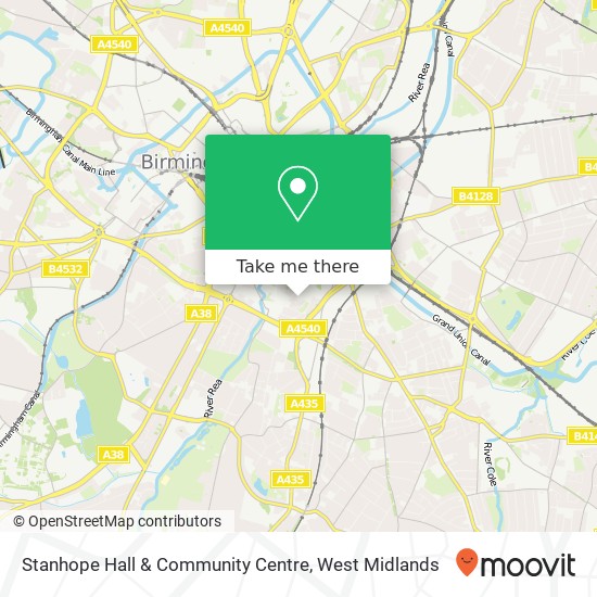 Stanhope Hall & Community Centre map